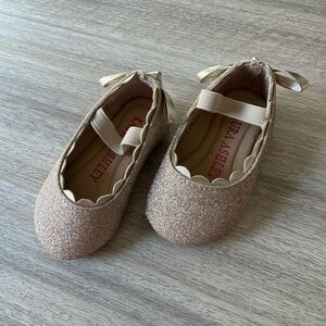 The Children's Place Sparkly Gold Dress Shoes